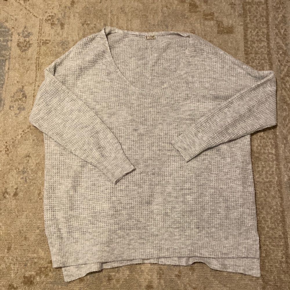 Waffle knit tunic